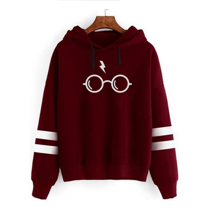 Ciepła bluza z kapturem Harry Potter dla kobiet. Komfortowa, stylowa na jesień/zimę. Idealna dla miłośniczek fantastyki.