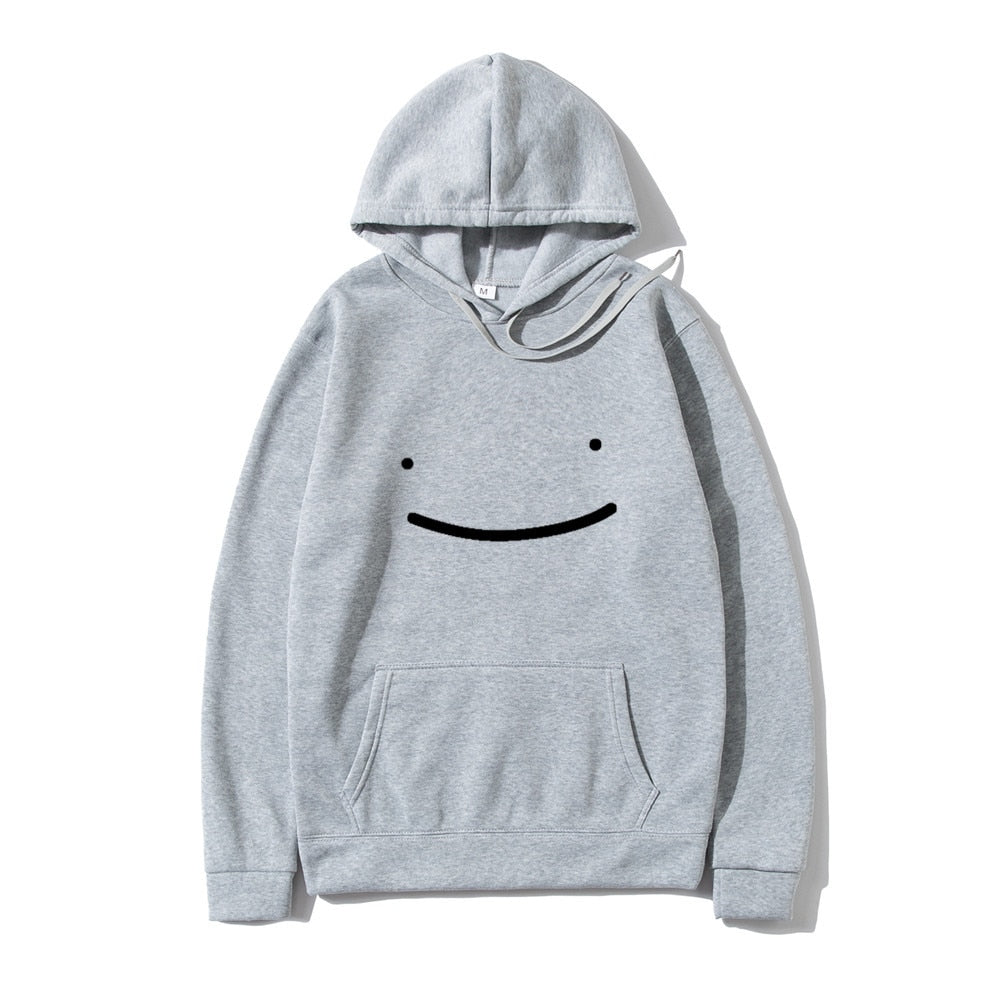 Streetwearowa bluza damska z kapturem z unikalnym uśmiechniętym nadrukiem. Modna, kolorowa i komfortowa na każdy dzień.