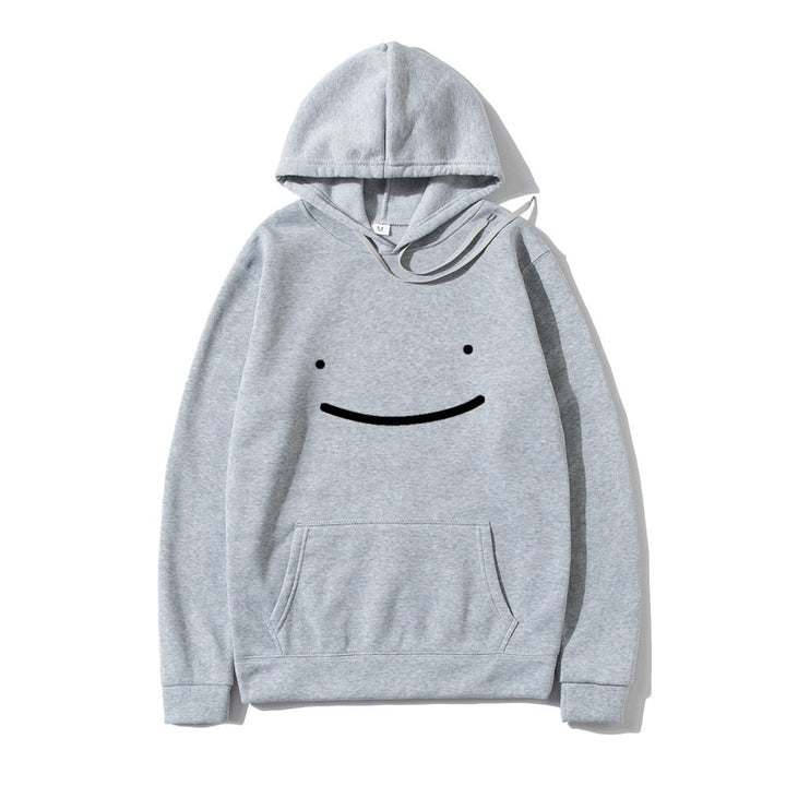 Streetwearowa bluza damska z kapturem z unikalnym uśmiechniętym nadrukiem. Modna, kolorowa i komfortowa na każdy dzień.