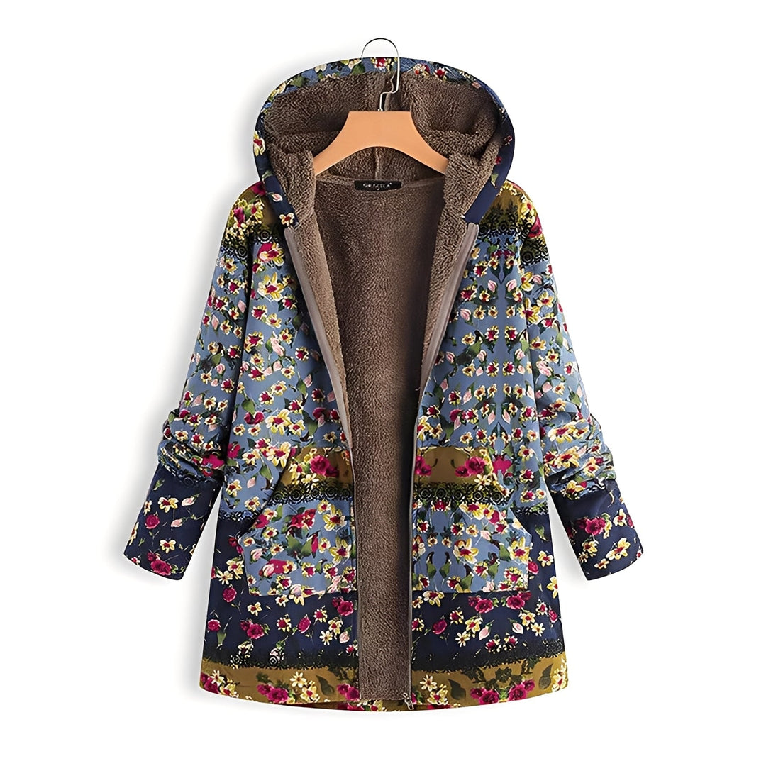 Komfortowa damska bluza z kapturem Kayla. Luźna bluza w stylu vintage, modna, do codziennych outfitów streetwear.