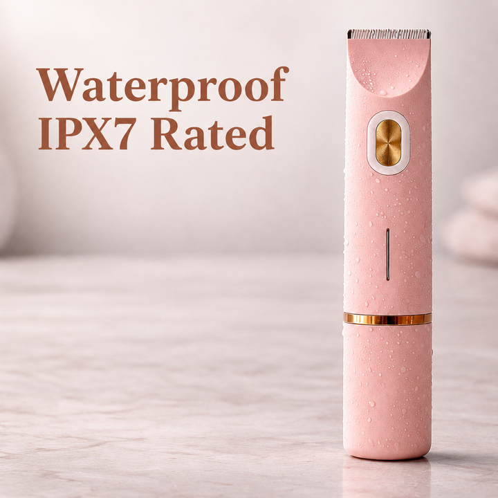 Precyzyjna głowica wodoodpornej golarki elektrycznej damskiej. Skuteczne golenie, gładka skóra.