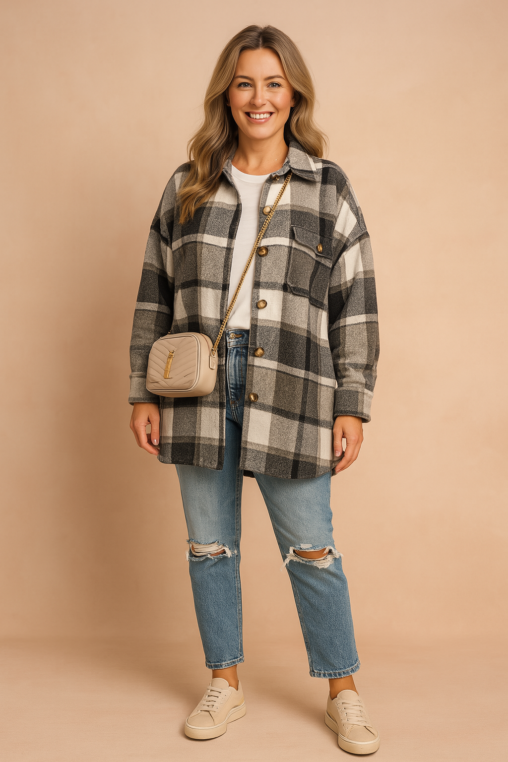 Bluzka Meli damska, luźna koszula o modnym kroju oversize. Wygoda i styl na każdą okazję.