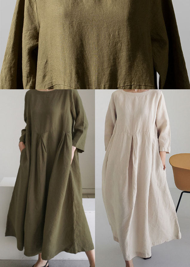Wygodna damska sukienka midi patchwork z kieszeniami. Luźny fason, modna sukienka wiosenna. Styl casual.