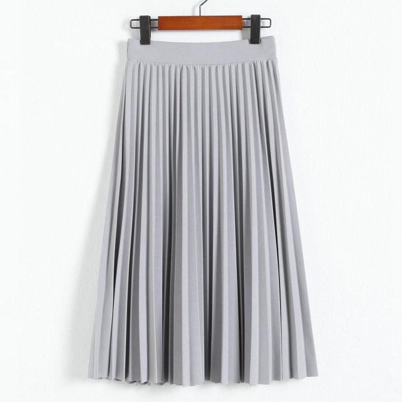 Damska plisowana spódnica midi, elegancka i modna, idealna na każdą okazję.