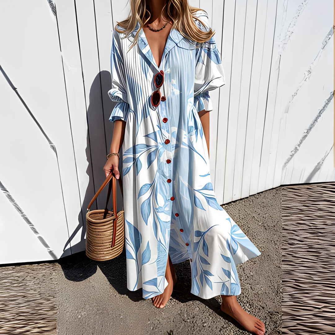Damska sukienka Germaine, stylowa i wygodna. Idealna na wiosnę/lato, casual chic. Modna na co dzień.