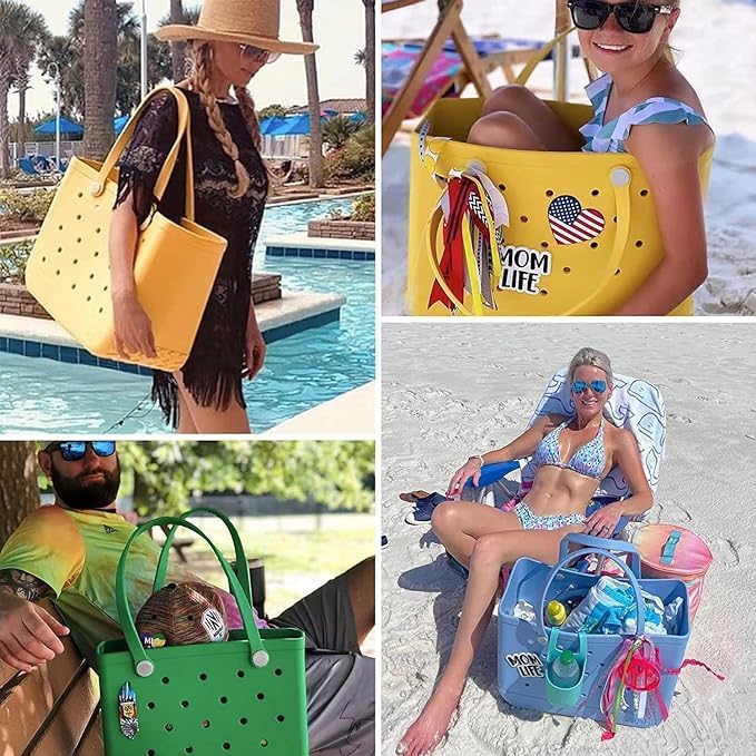 Wytrzymała torba EVA, damska, wodoodporna, na plażę i codzienne użytkowanie.