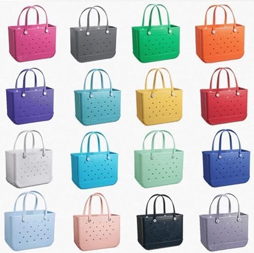 Elegancka torba plażowa EVA, damska, wodoodporna, must-have na każde wakacje.
