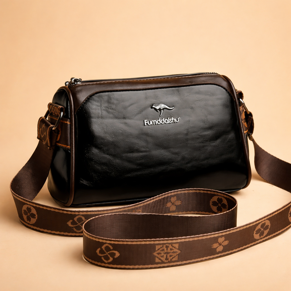 Damska torebka crossbody z wegańskiej skóry, elegancka, z regulowanym paskiem. Idealna na co dzień.
