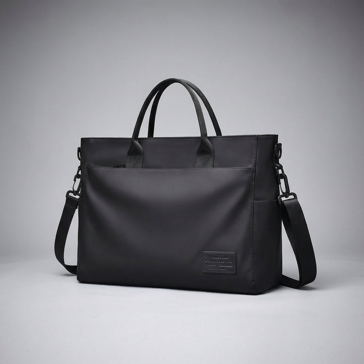 Modna torba DryCarrier na ramię, wodoodporna ochrona dla laptopa. Wytrzymały materiał, stylowy design.