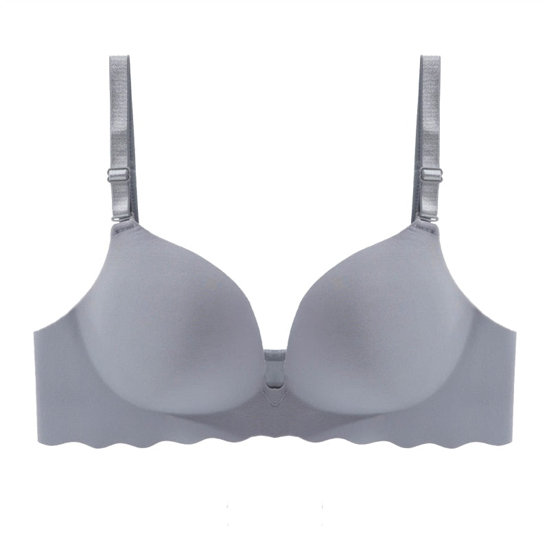 Elegancki damski biustonosz push-up, bezszwowy, idealny pod dopasowane ubrania, gwarantujący codzienny komfort.