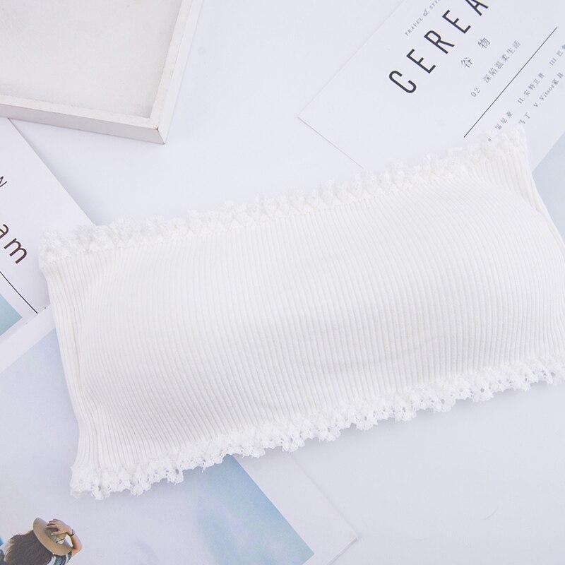 Czarny biustonosz bandeau damski, prążkowany, bezramiączkowy. Elegancka i wygodna bielizna.