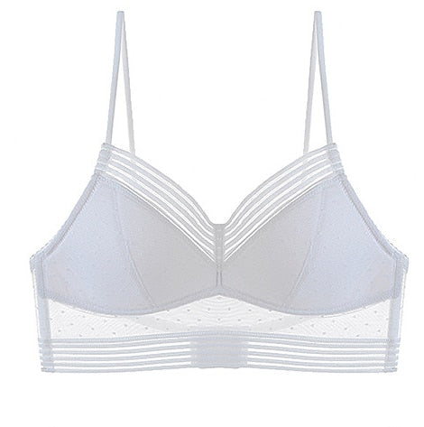 Stylowy biustonosz bralette damski. Bielizna z odkrytymi plecami, usztywniana dla wsparcia i elegancji.
