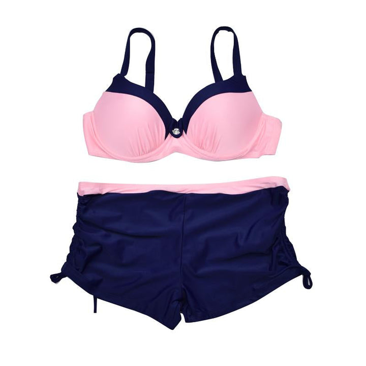 Modne damskie bikini na basen, dwuczęściowy strój kąpielowy podkreślający sylwetkę, idealny na lato.