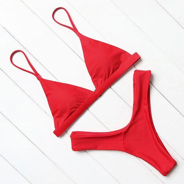 Stylowe damskie bikini brazylijskie. Idealny dwuczęściowy kostium na upalne lato.