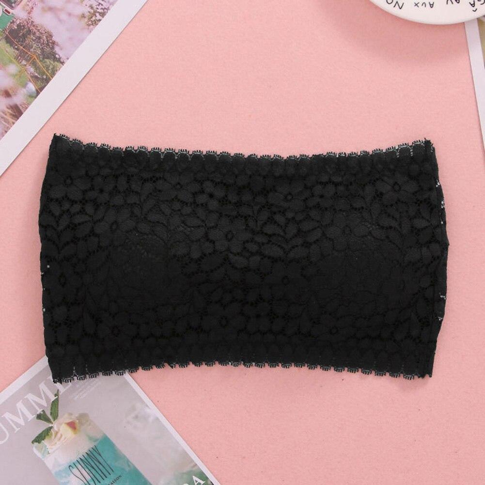 Elegancki biustonosz bandeau koronkowy, damska bielizna bez ramiączek, komfortowy i modny wybór.