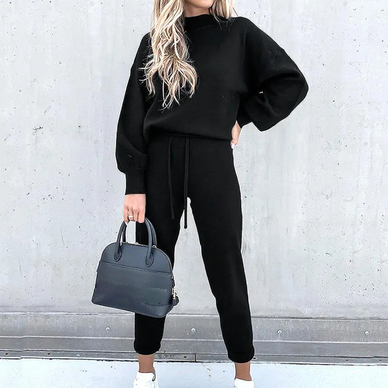 Damski luksusowy dres Edna, komfortowy komplet damski w stylu casual. Idealny na co dzień i do domu.