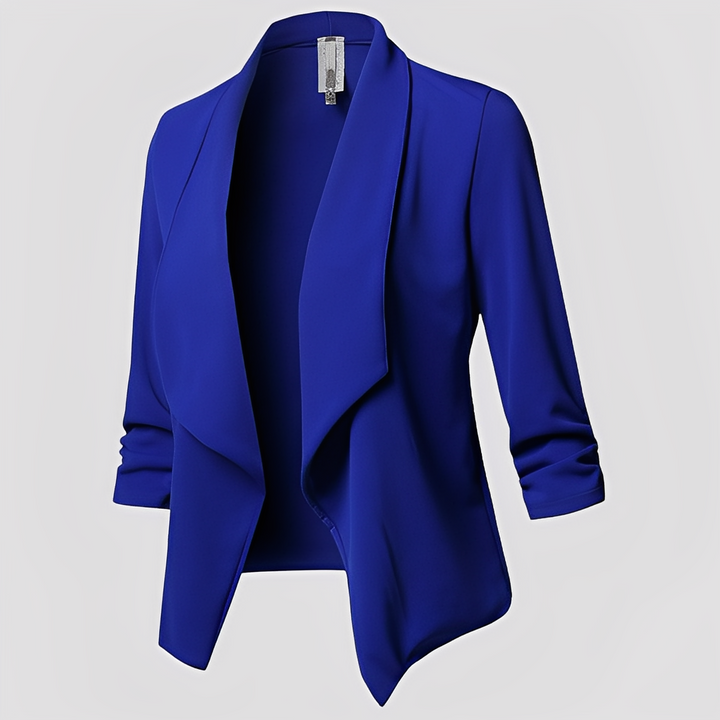 Modny damski blezer plisowany. Luźny fason oversize, must-have do wiosennej garderoby. Elegancka i swobodna.