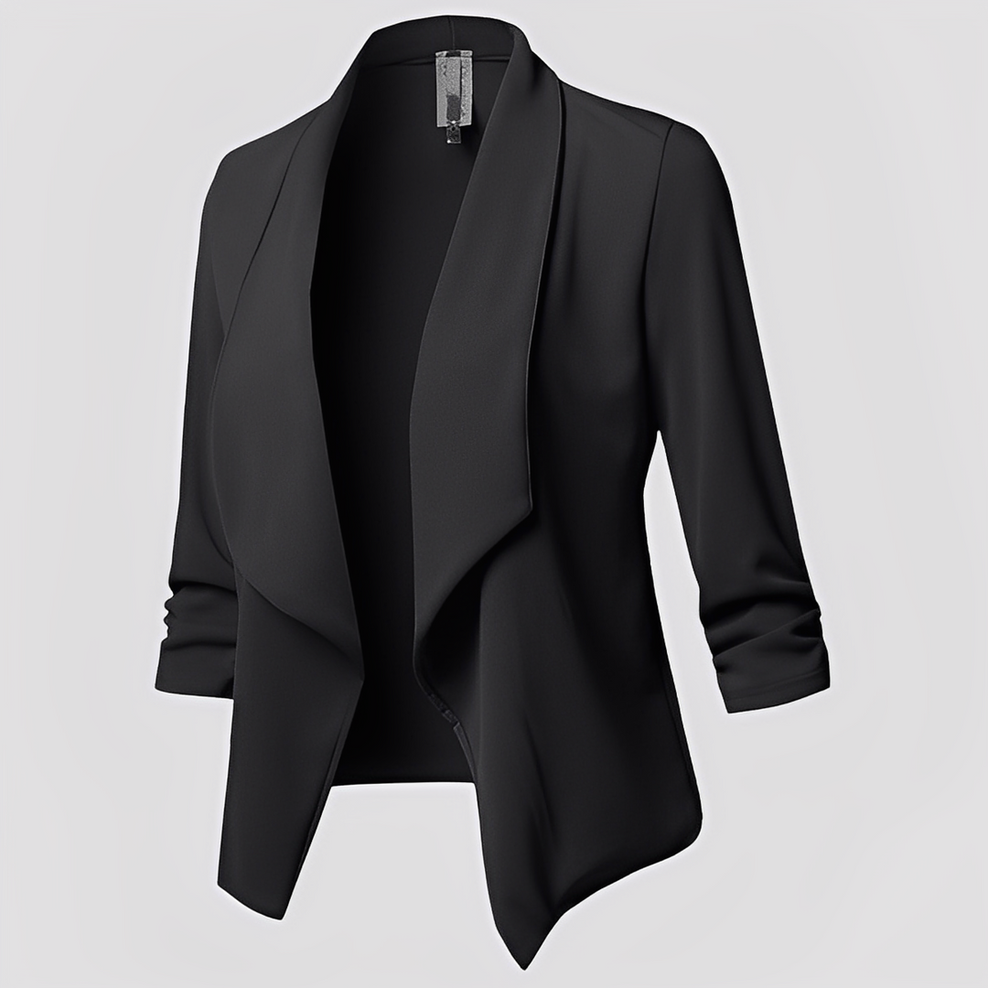 Wszechstronny damski plisowany blezer. Idealny do eleganckich i codziennych outfitów, stylowa odzież na wiosnę.