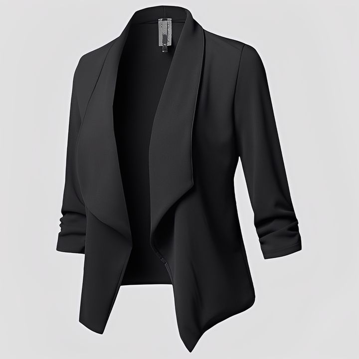 Wszechstronny damski plisowany blezer. Idealny do eleganckich i codziennych outfitów, stylowa odzież na wiosnę.