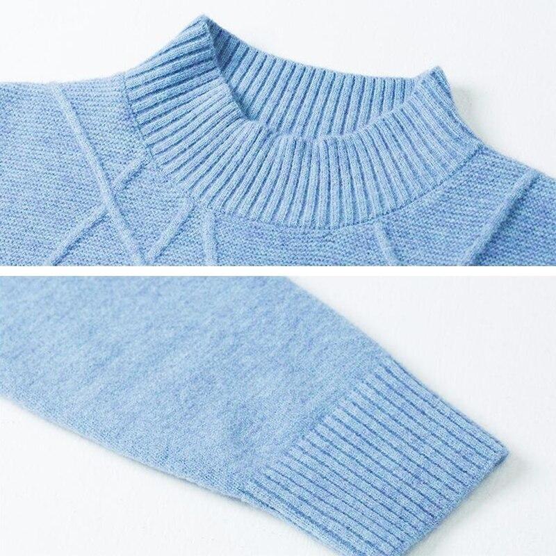 Wszechstronny damski sweter z dzianiny, z eleganckim wzorem, idealny do codziennych i formalnych zestawów.