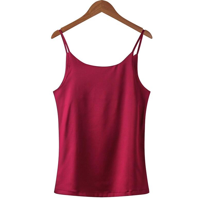 Damski top bez rękawów, koszulka z dekoltem V. Jednokolorowy tank top z cienkimi ramiączkami i luźnym krojem.