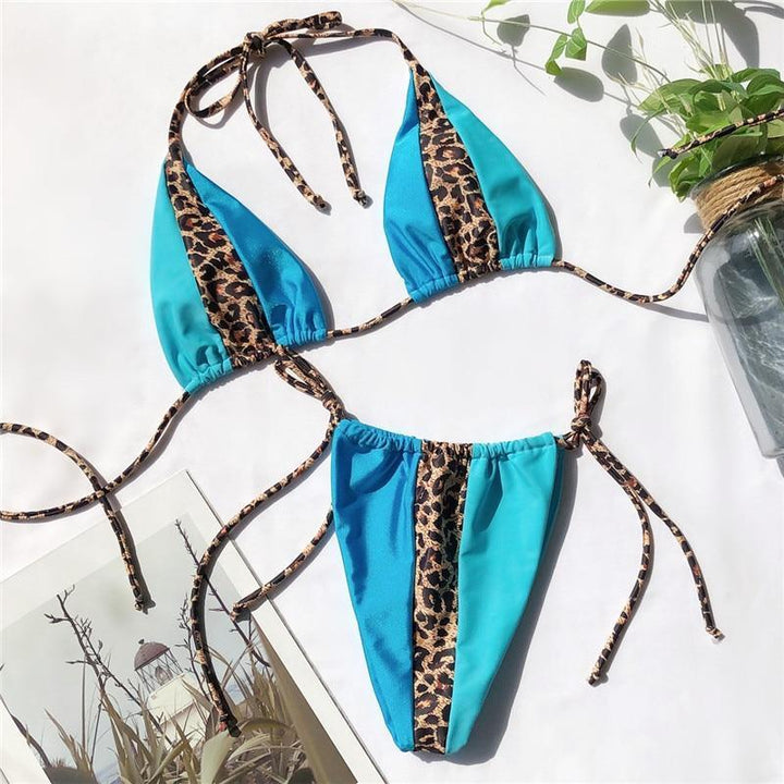 Damskie bikini, dwuczęściowy strój kąpielowy. Kolorowe, wiązane. Idealne na słoneczne lato i plażę.
