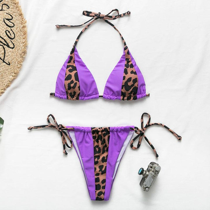 Damskie bikini brazylijskie, dwuczęściowy strój kąpielowy. Modne, idealne na słoneczną plażę i lato.