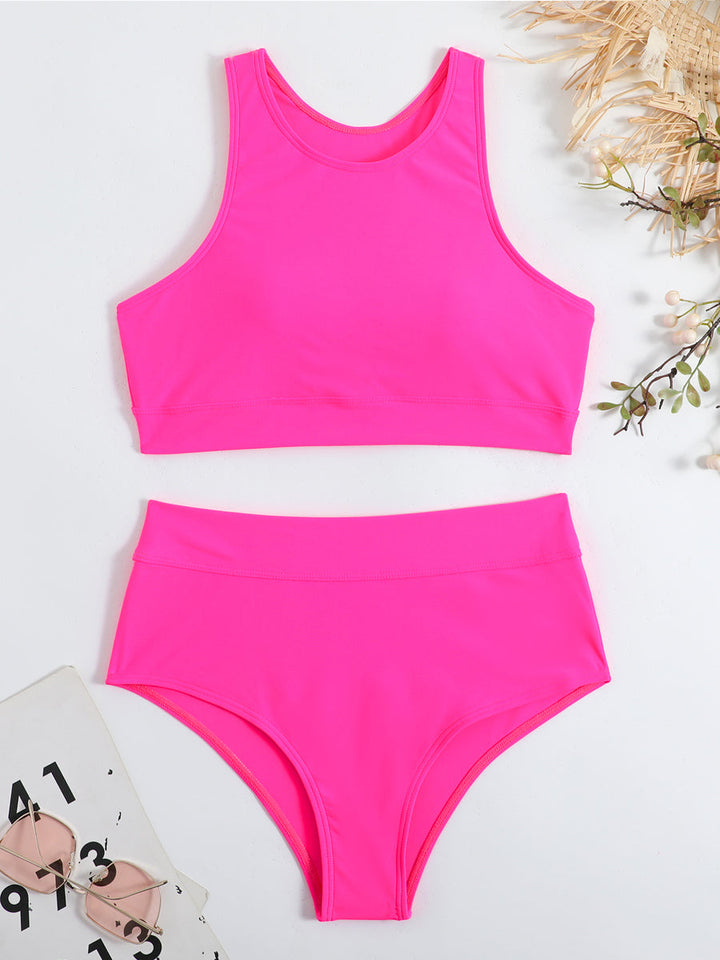 Modne dwuczęściowe damskie bikini sportowe, komfortowe i stylowe na lato.