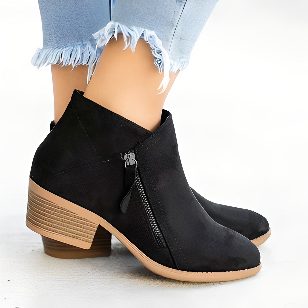 Stylowe damskie buty ortopedyczne Korenne, idealne na jesień i zimę. Komfortowe obuwie z eleganckim designem.