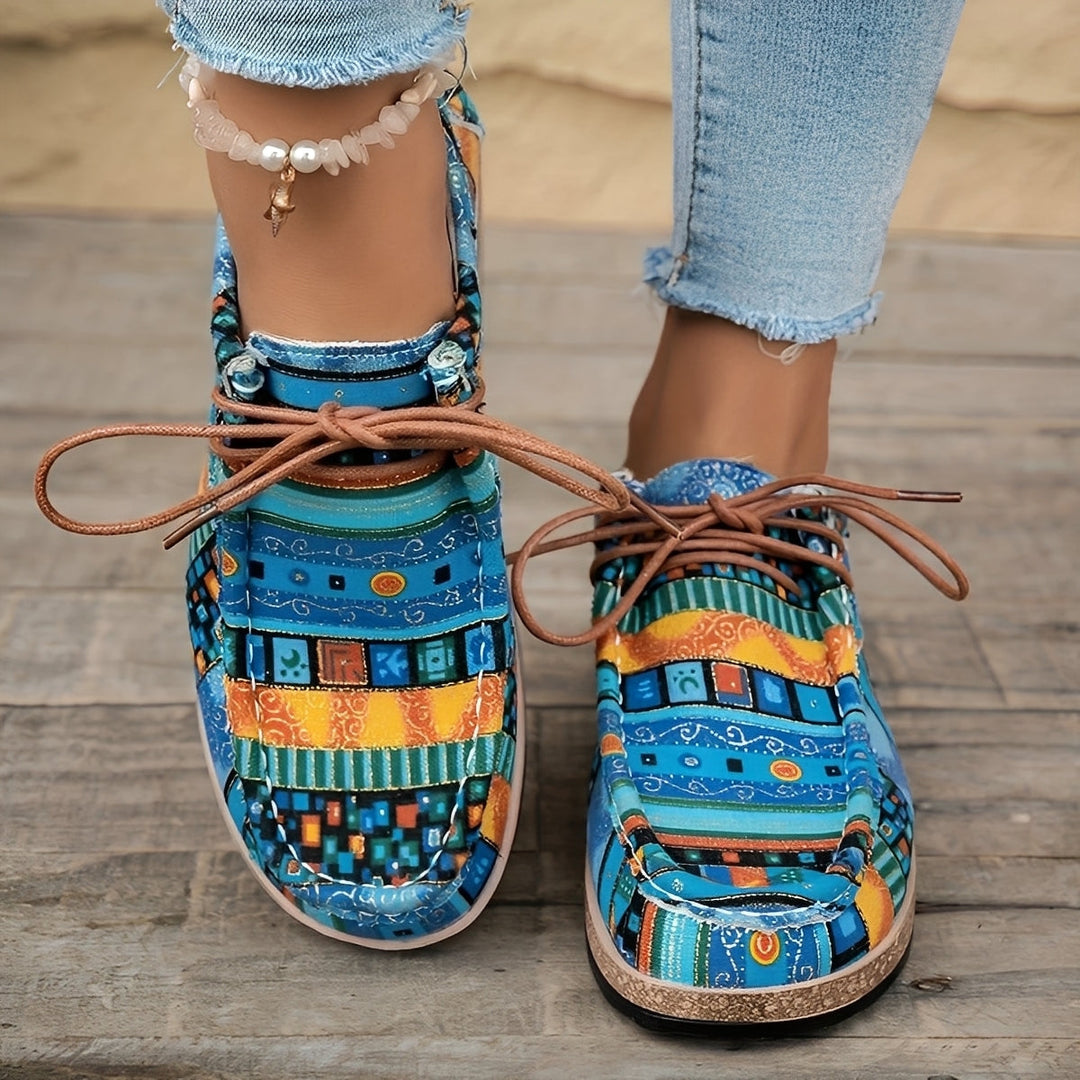 Wygodne damskie buty ortopedyczne Viviane, idealne na chłodne dni, z nutą vintage designu dla stylu.