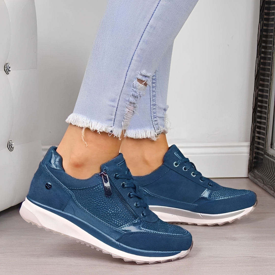 Wygodne damskie buty ortopedyczne do codziennego użytku, oferujące wsparcie i zdrowie dla stóp.