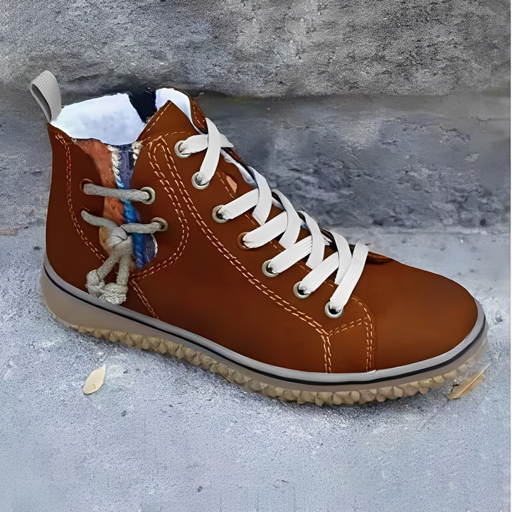 Klasyczne damskie buty Elvera. Retro obuwie, solidne i wygodne. Idealne do codziennych stylizacji jesiennych.