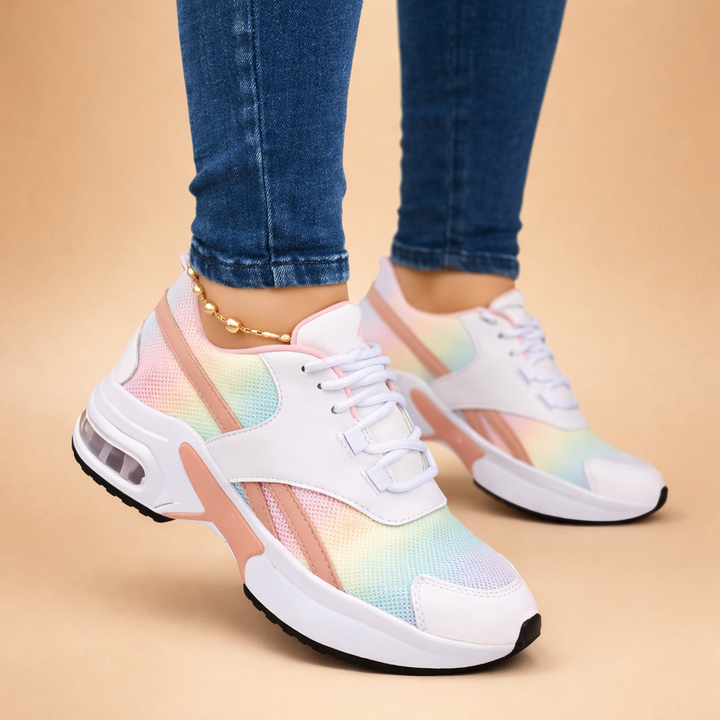 Komfortowe damskie buty treningowe do biegania, amortyzowane i wspierające. Idealne na długie dystanse.
