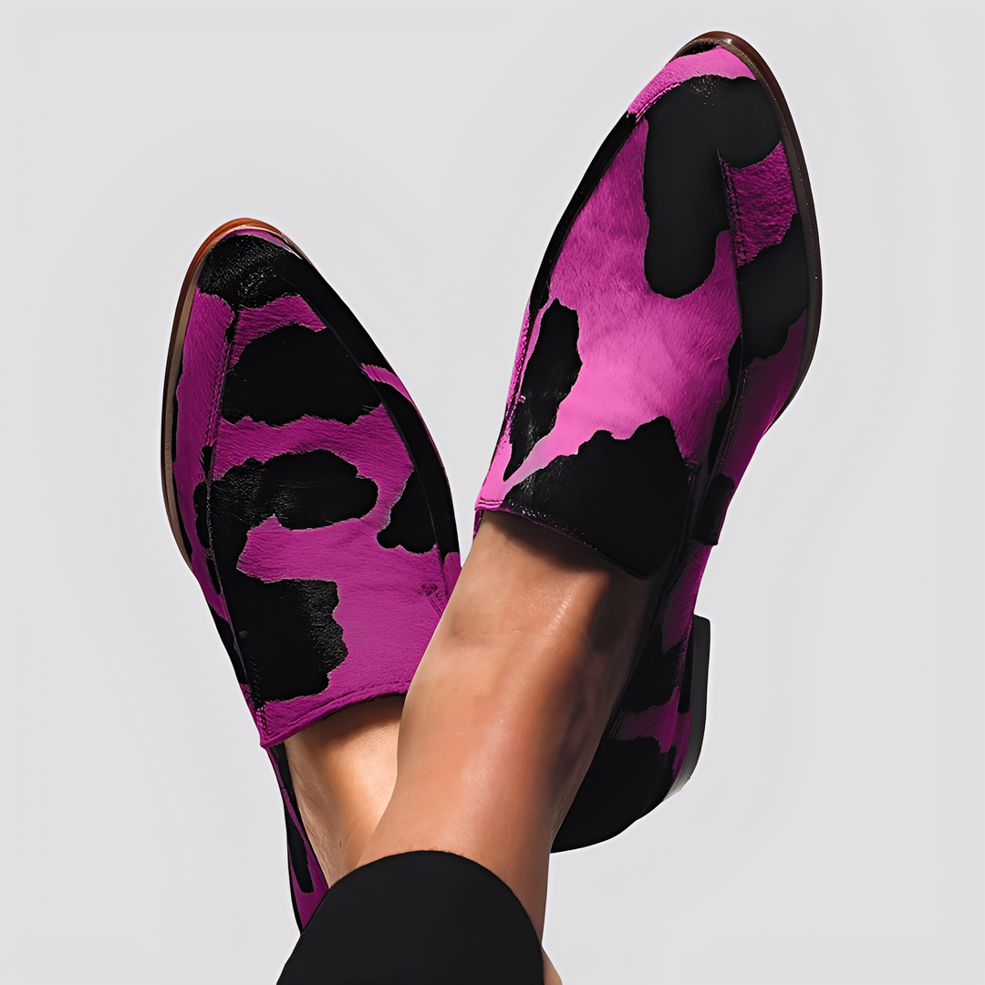 Czarne eleganckie buty damskie Josee z wąskim noskiem, modne i stylowe obuwie na wieczór.