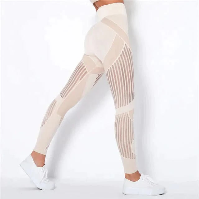 Damskie legginsy kompresyjne ShapeFit. Antycellulitowe, modelujące sylwetkę. Idealne do fitnessu i sportu.