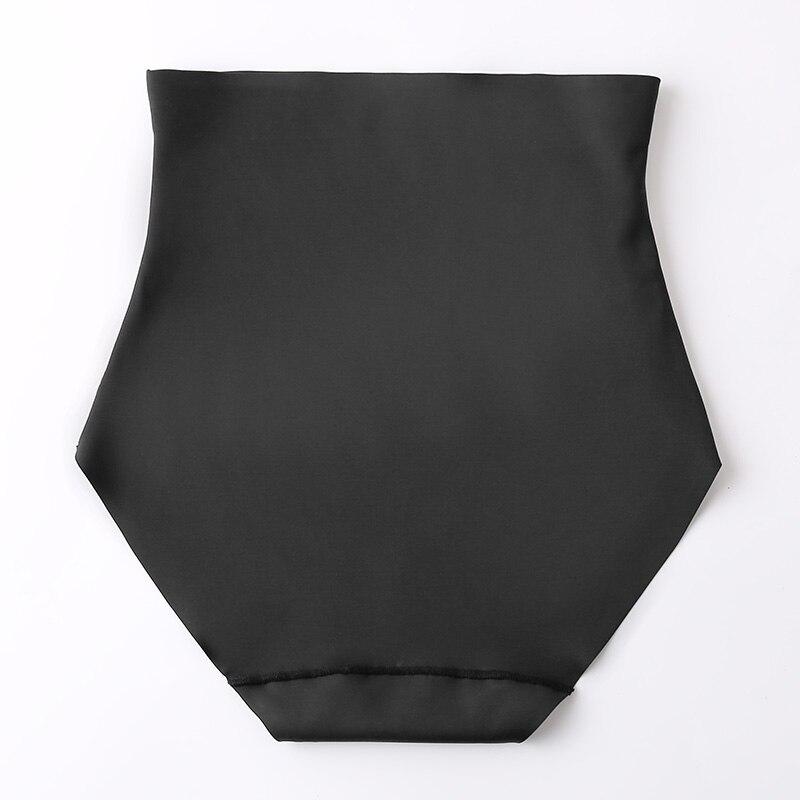 Czarne majtki modelujące z wysokim stanem, wygładzające brzuch i podkreślające talię, rozmiar L-XXL.