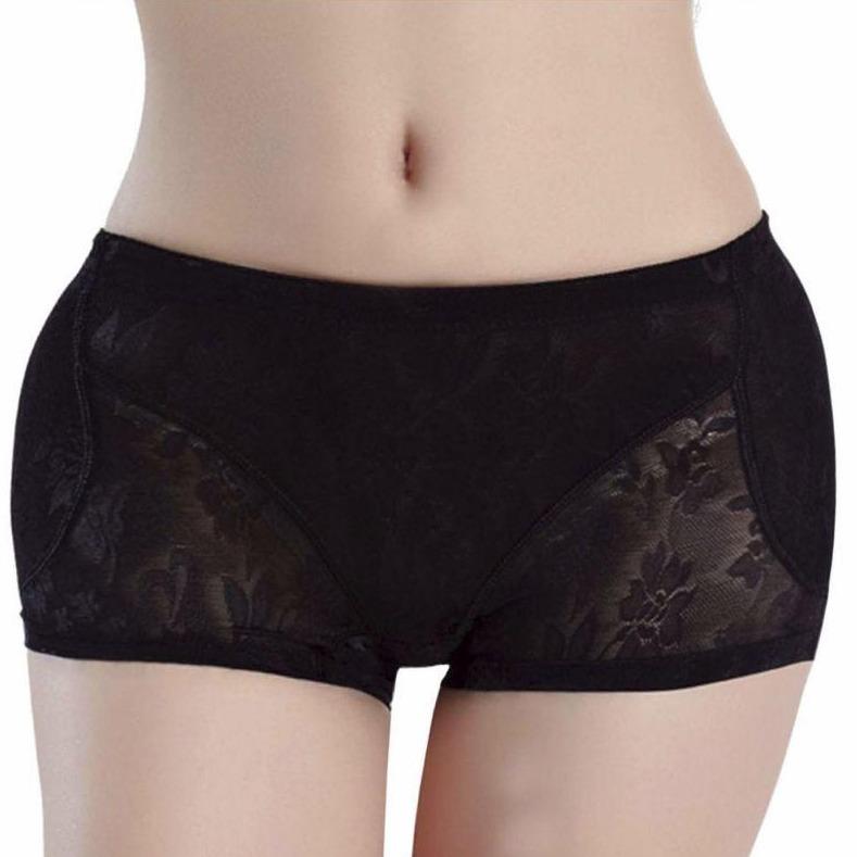 Damskie majtki push-up z pięknym kwiatowym wzorem. Modelująca bielizna dla komfortu i stylu.