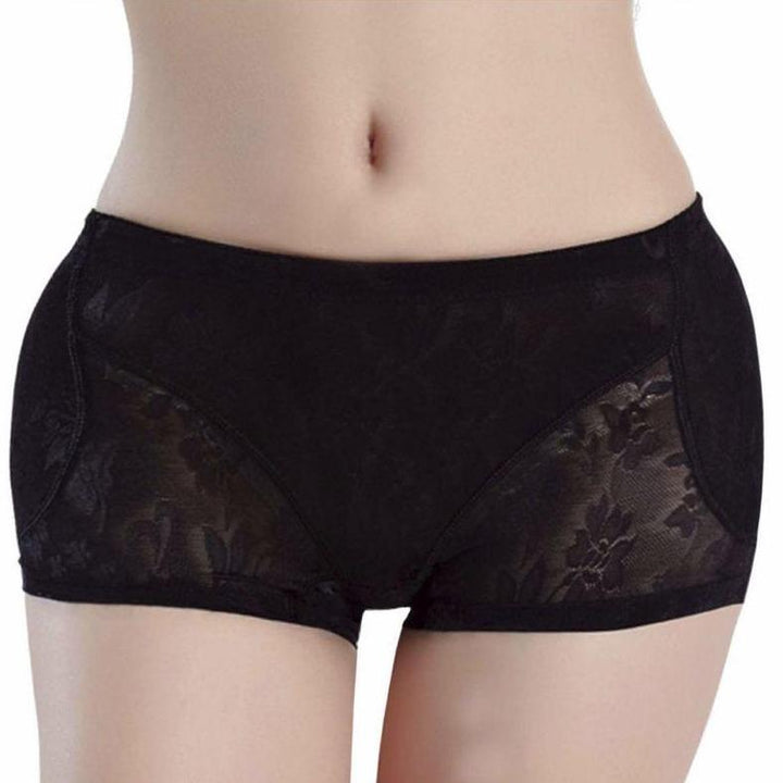 Damskie majtki push-up z pięknym kwiatowym wzorem. Modelująca bielizna dla komfortu i stylu.