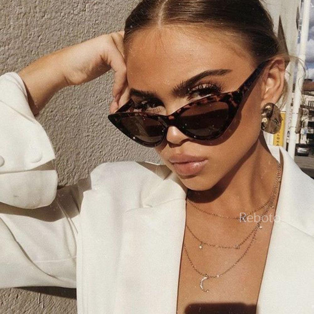 Eleganckie damskie okulary przeciwsłoneczne kocie oczy. Must-have na lato, akcesorium z ochroną UV.