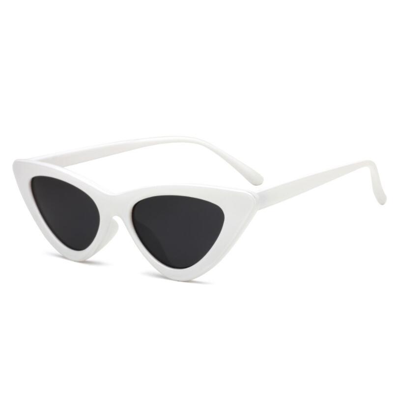Kolorowe damskie okulary przeciwsłoneczne kocie oczy. Stylowy akcent, ochrona UV na letnie dni.