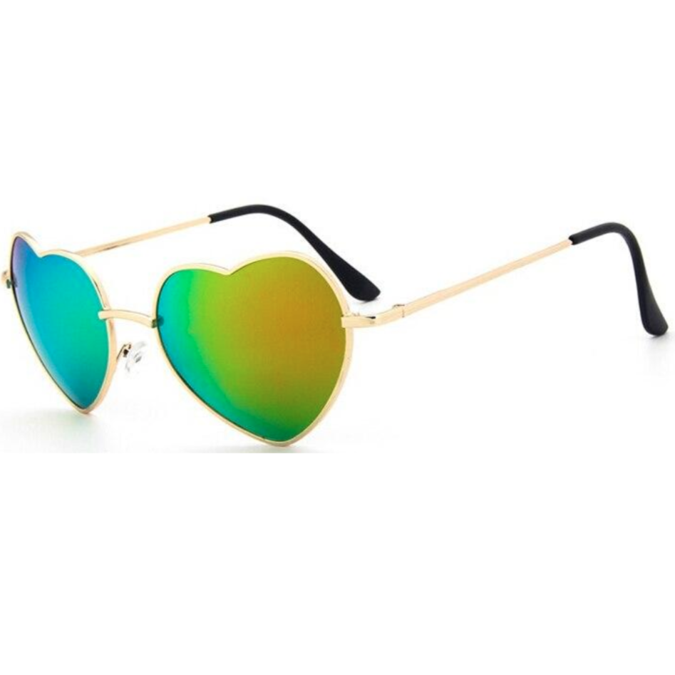 Lekkie damskie okulary serca, komfortowe w noszeniu, stylowy element letniego ubioru.