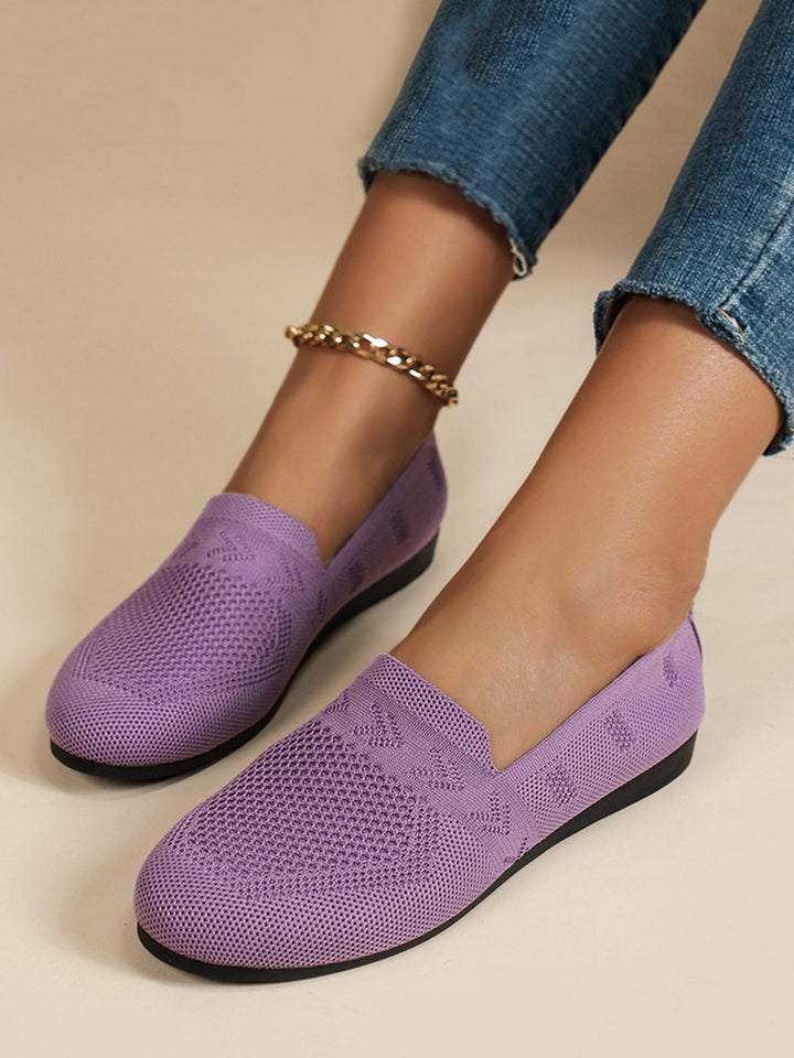 Damskie ortopedyczne loafersy z amortyzacją. Wygodne buty wsuwane do chodzenia.