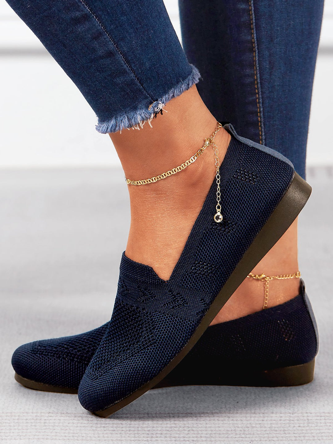 Damskie buty ortopedyczne wsuwane, komfortowe dla stóp. Loafersy na co dzień.