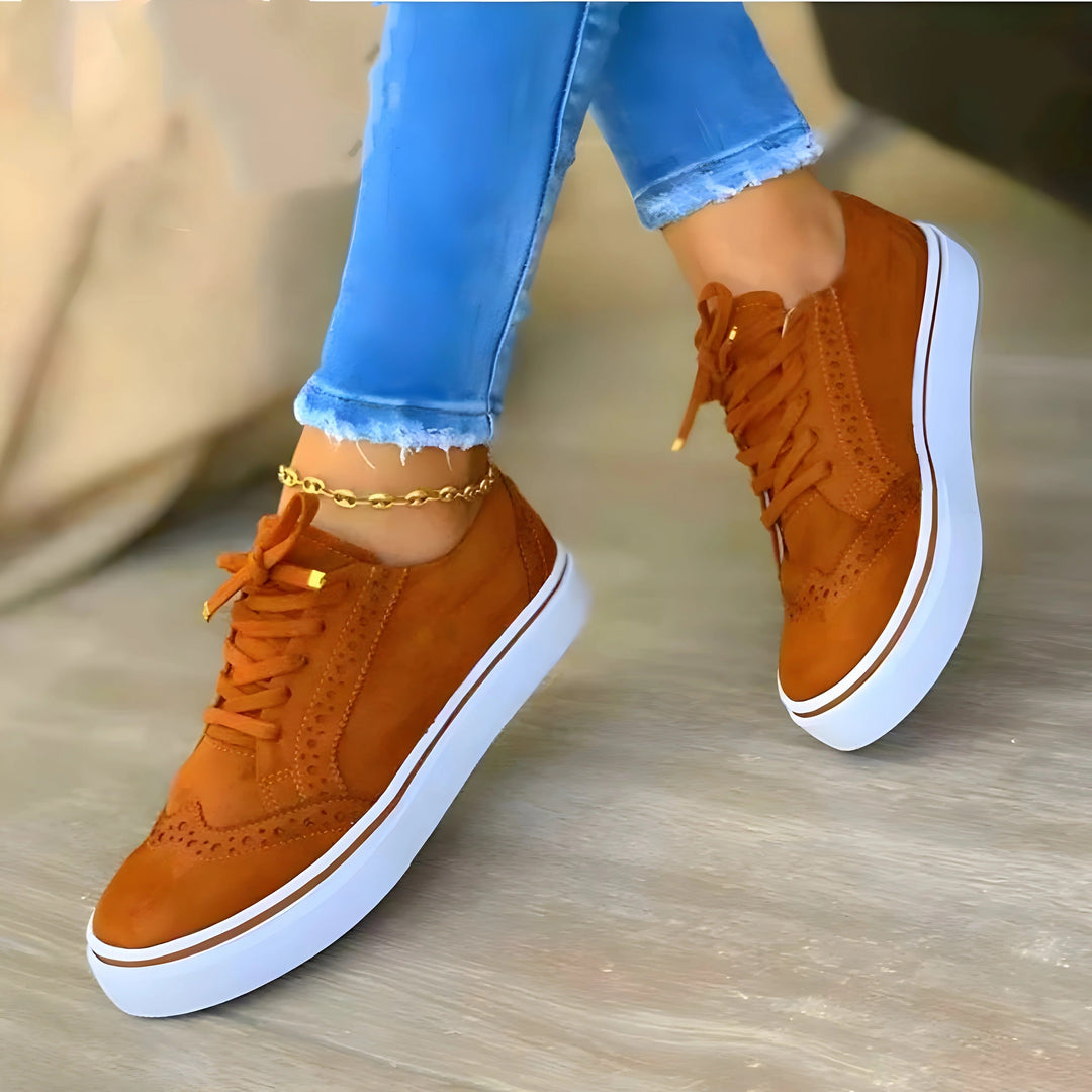 Komfortowe buty damskie Selina. Ortopedyczne sneakersy z doskonałym wsparciem stóp. Idealne na codzienne wyjścia.