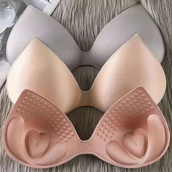 Damskie podwójne wkładki push-up do biustonosza, zapewniające naturalne powiększenie i podniesienie biustu.