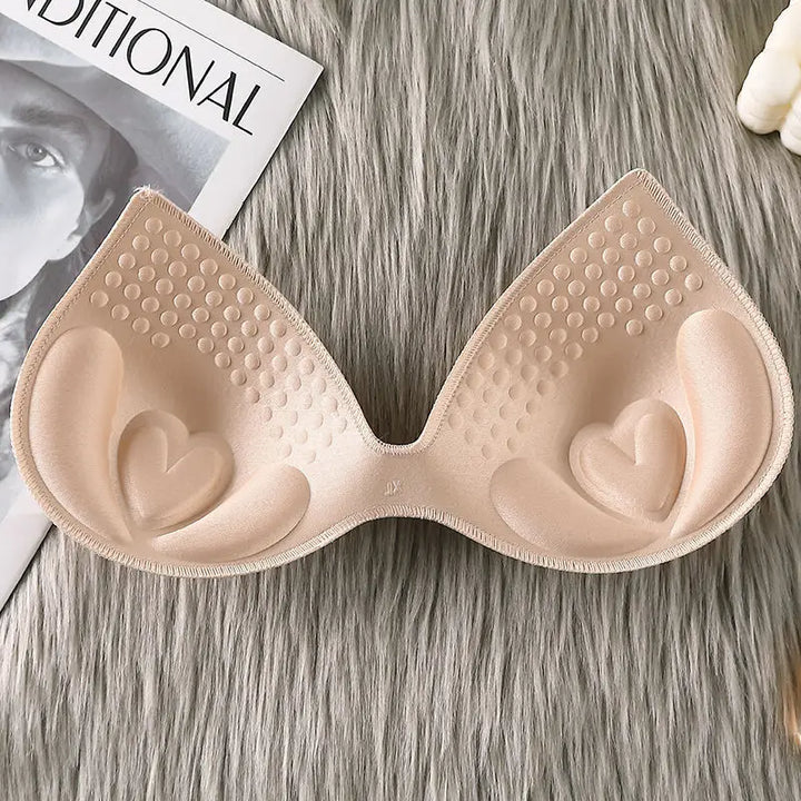 Komfortowe, podwójne wkładki push-up do biustonosza dla idealnego modelowania i wsparcia biustu w damskiej bieliźnie.