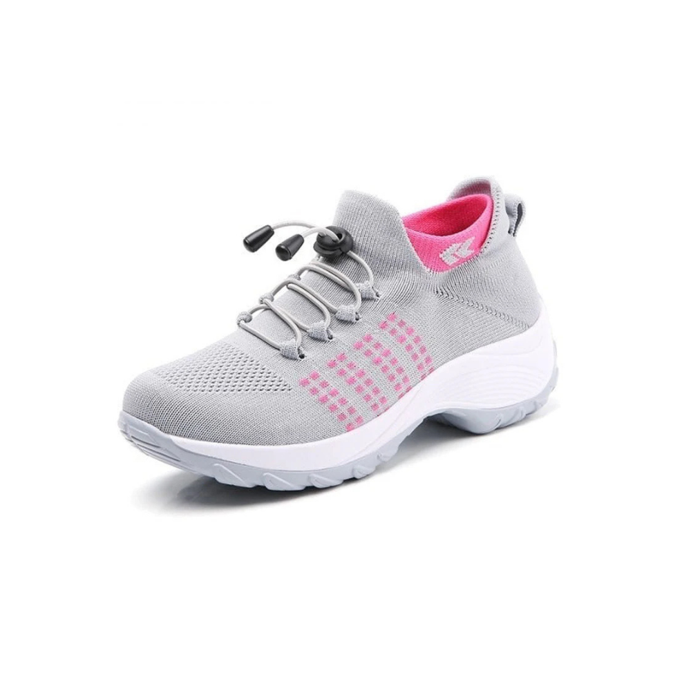 Wszechstronne damskie sneakersy sportowe, ortopedyczne. Doskonałe do chodzenia, na treningi i casualowe stylizacje.