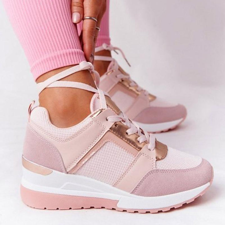 Sportowe damskie sneakersy, lekkie i elastyczne. Obuwie idealne na aktywny dzień i długie spacery.