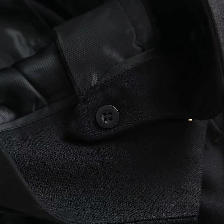 Casualowe i eleganckie damskie spodnie paperbag z wysokim stanem i kieszeniami, must-have w szafie.