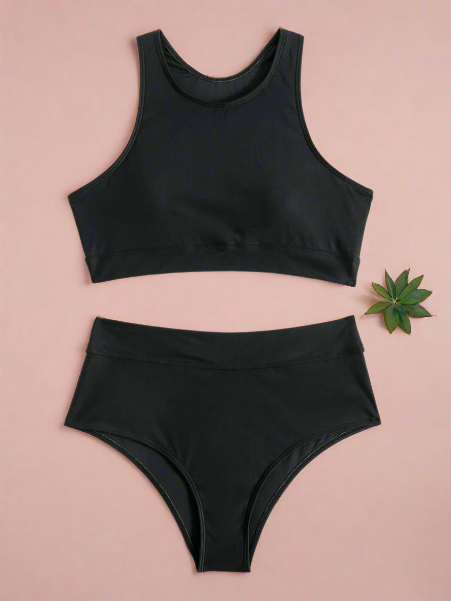 Must-have: modne damskie bikini sportowe z wysokim stanem na sezon letni, komfort i styl.